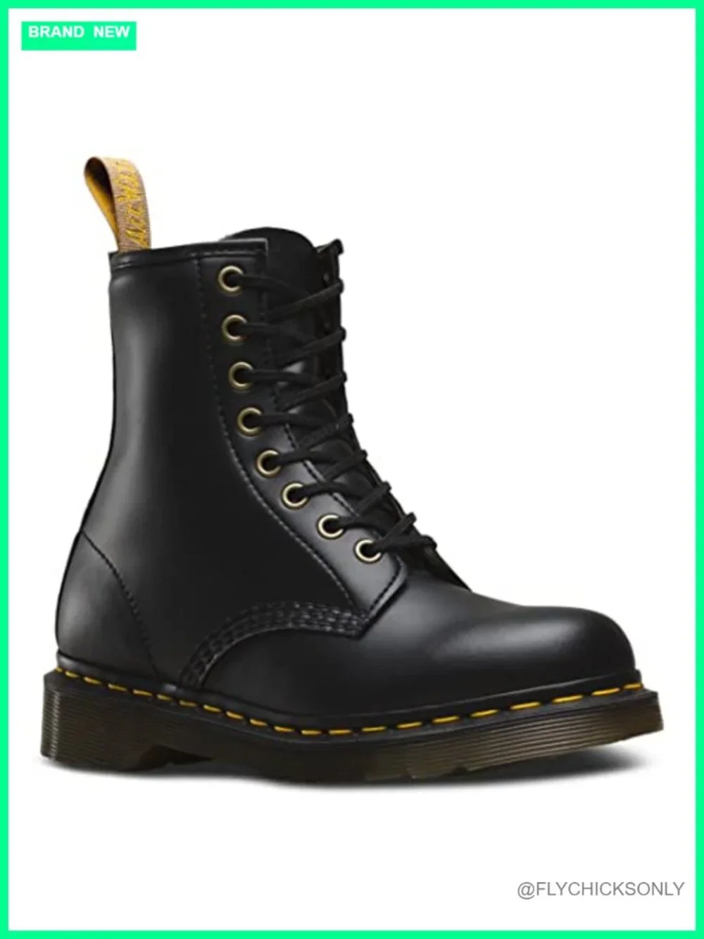 Vegan 1460 8 Eye Combat Boot Lace-Up
